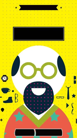 简约童趣插画H5背景高清