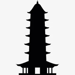 瑞光塔图标免抠