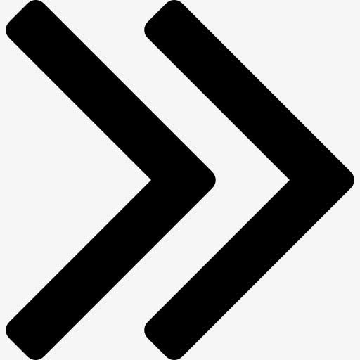 双角指向右图标免抠