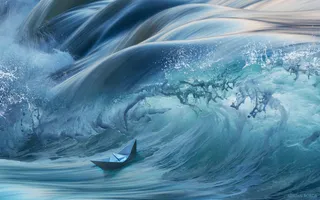 大海龙卷风摄影平面广告高清