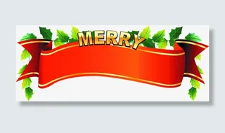 红色主题迎圣诞元旦首页免抠