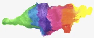 彩色水彩效果免抠