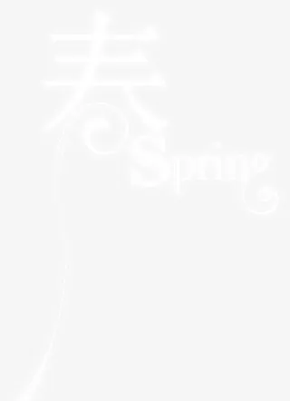 春天服装文字标签免抠