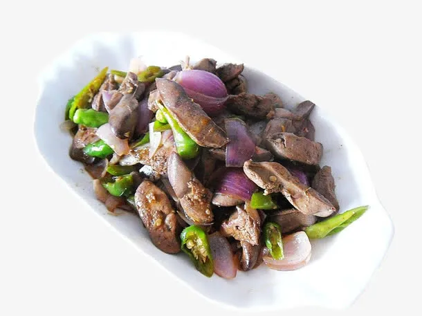 家常洋葱炒鸡肝免抠