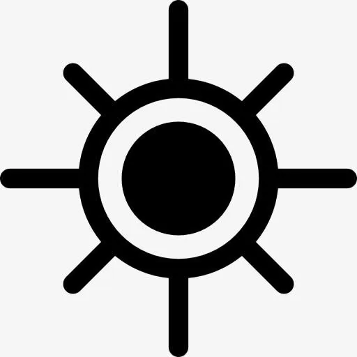 太阳图标免抠