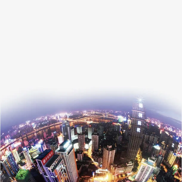 城市圆形免抠