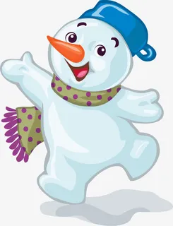 矢量雪人素材免抠