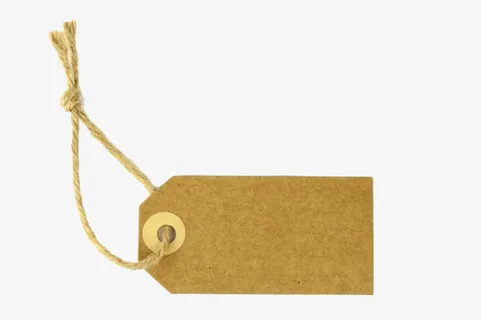 牛皮纸标签免抠