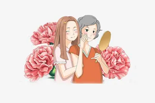 卡通母女素材免抠