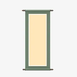 国潮卷轴装饰边框免抠