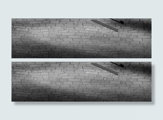 淘宝砖石墙黑色背景banner