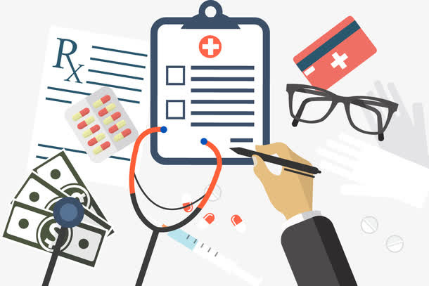 矢量处方医生制药免抠