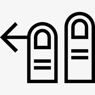 点击左边两手指概述符号图标免抠