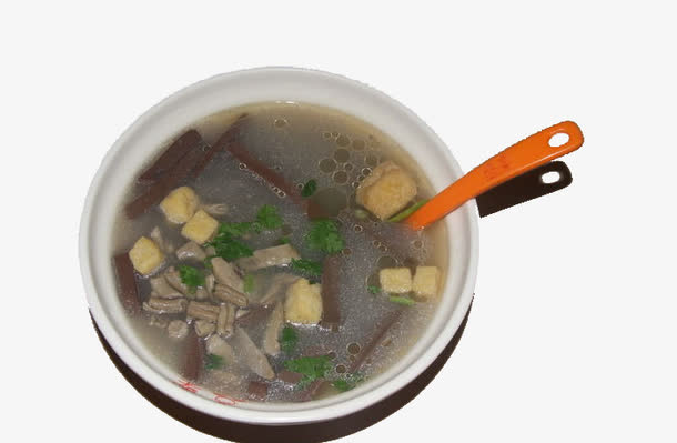 鸭血粉丝汤免抠