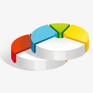 矢量数据饼型图免抠