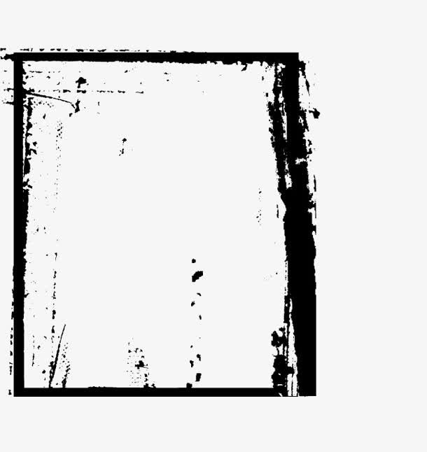 墨迹边框免抠