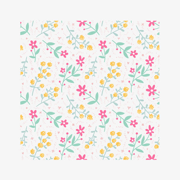 花草背景矢量素材