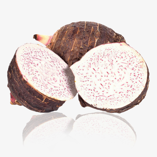 切开的芋头（倒影）免抠