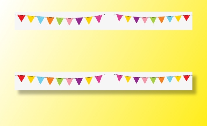 节日彩旗素材免抠