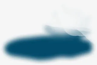 水墨荷叶素材免抠