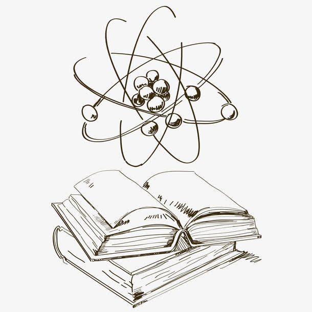 手绘化学理科元素矢量免抠
