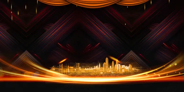 黑色城市光效底纹背景高清