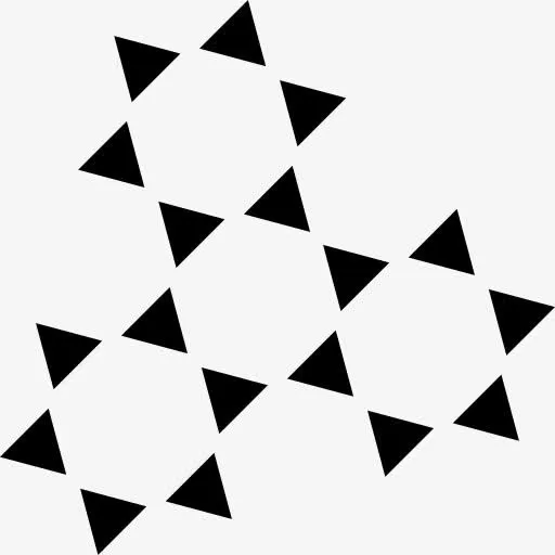 多边形多明星图标免抠