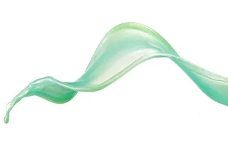 丝滑抽象蓝色渐变免抠