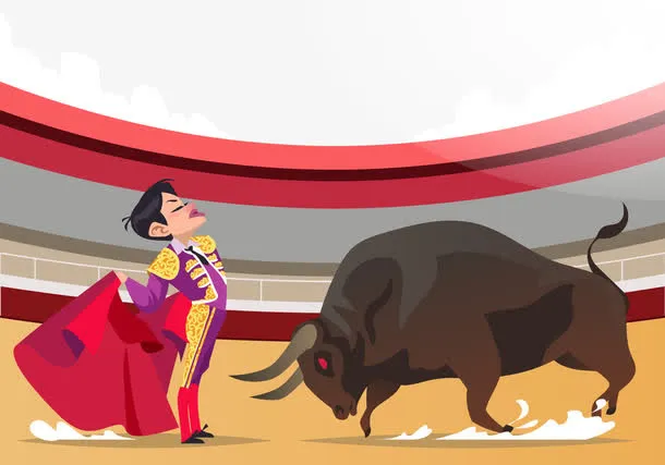 斗牛表演免抠