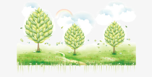 绿色植物 环保 banner背景图