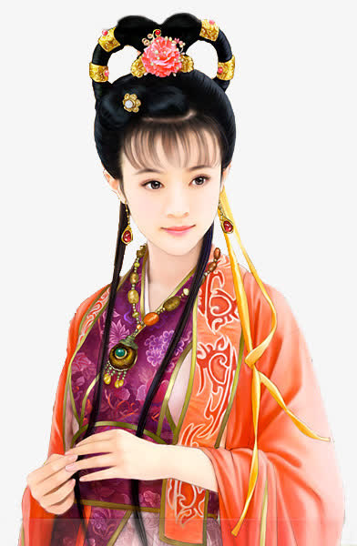 古代美女免抠