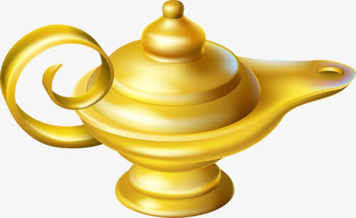 金色神灯免抠