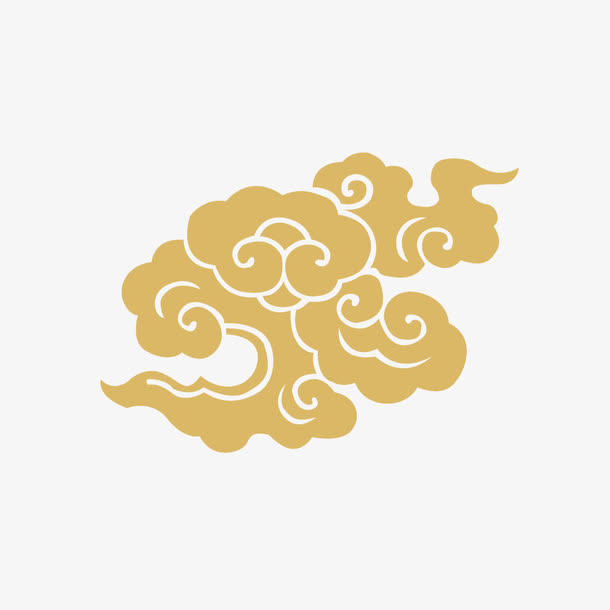 金色腾云免抠