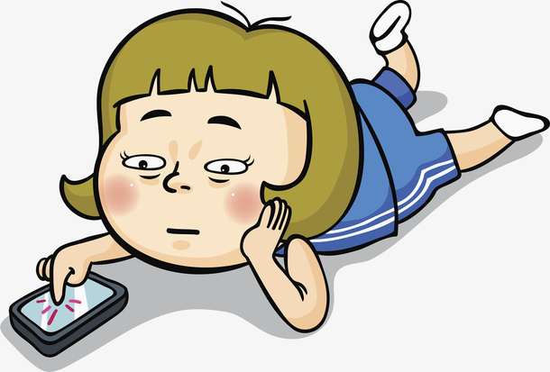 无聊女孩免抠