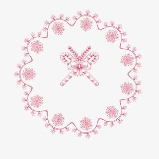 矢量樱花边框免抠