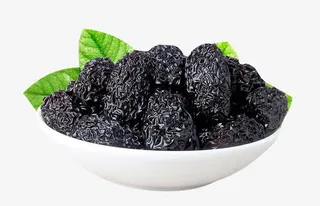 延安狗头黑枣素材免抠