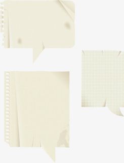 纸质标签聊天框免抠