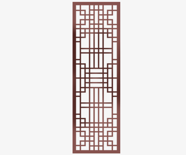 手绘中国风装饰门框免抠