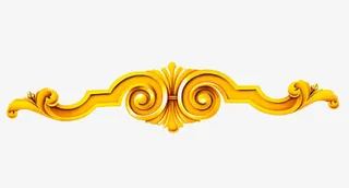 金色纹饰免抠
