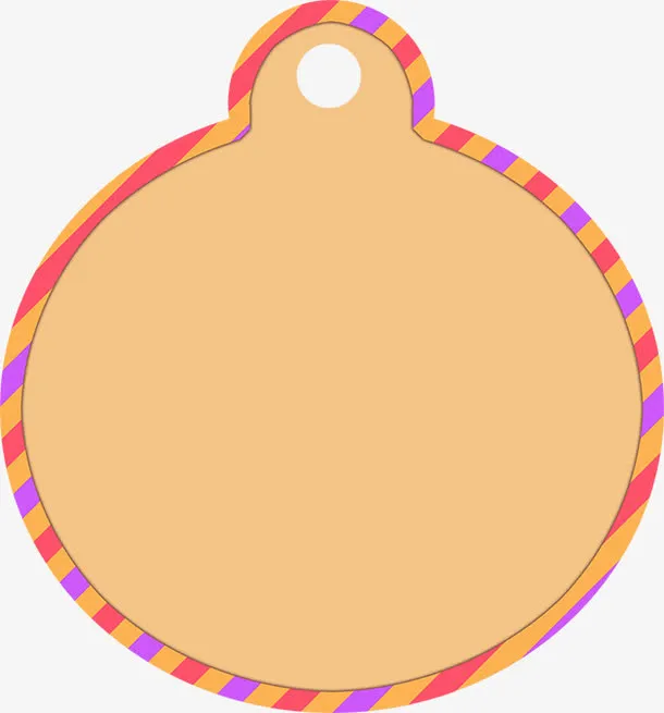 剪贴圆形商标贴素材背景