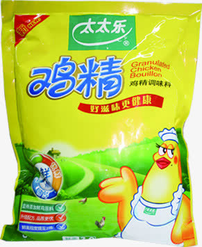 太太乐鸡精营养黄色包装免抠