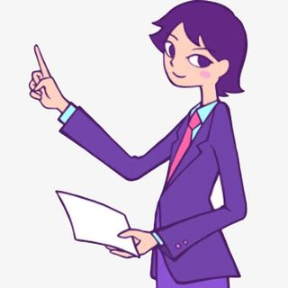 干练白领企划汇报图免抠