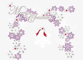 雪花圣诞节免抠