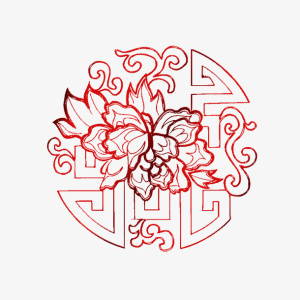 窗花剪纸免抠