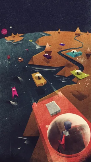 科幻科技星空创意H5背景高清