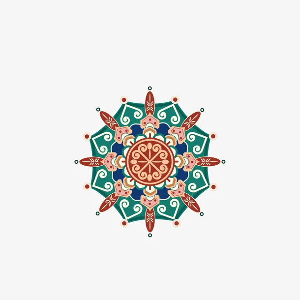 敦煌花纹图案免抠