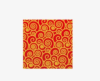 传统复古云纹免抠