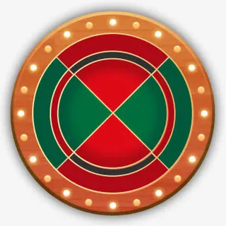 活动促销卡通大圆盘设计免抠