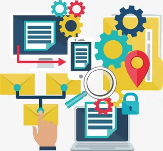 矢量扁平化商务设计素材免抠