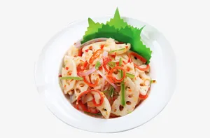 美味凉拌藕片免抠